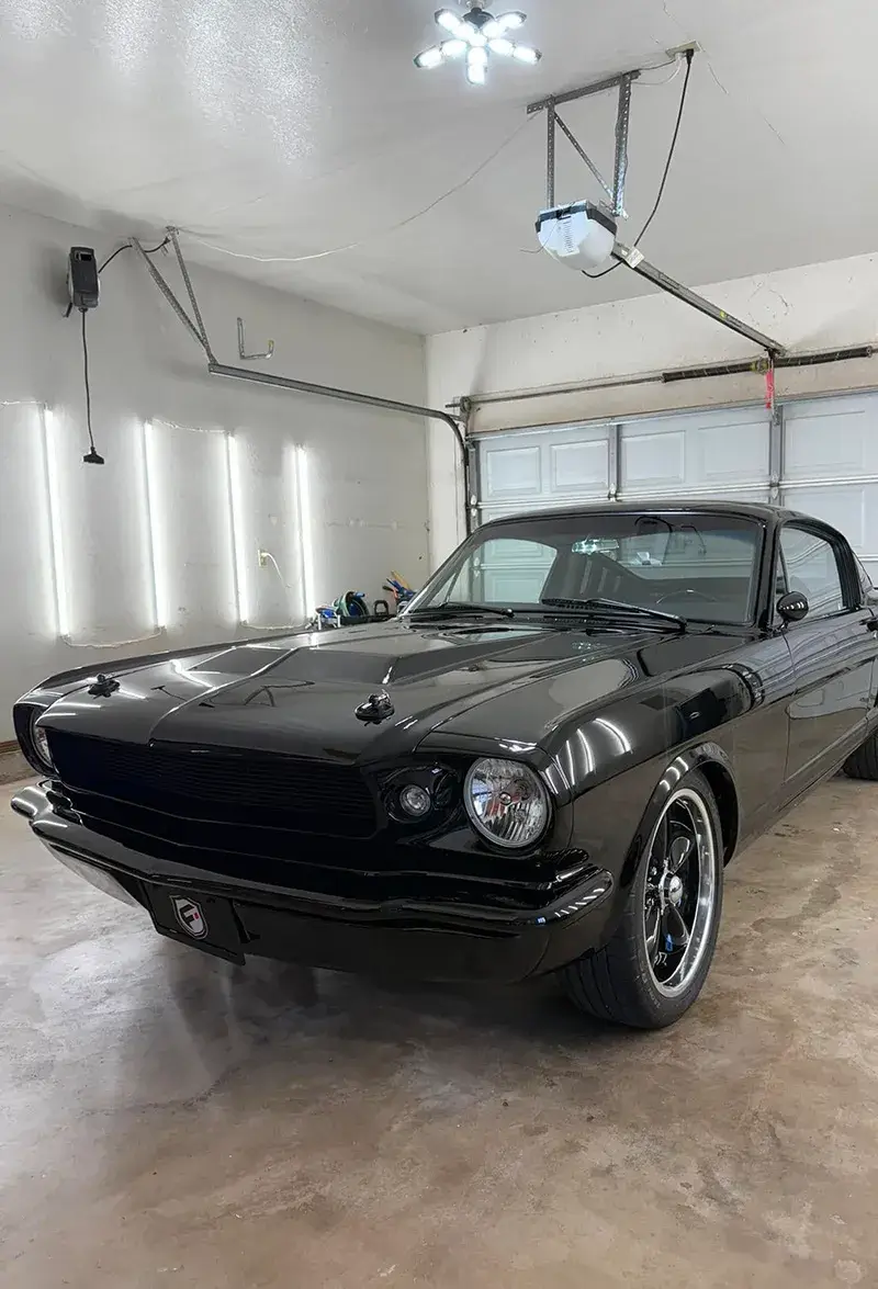 Premium Protection Black classic vehicle in DL Fine Auto shop