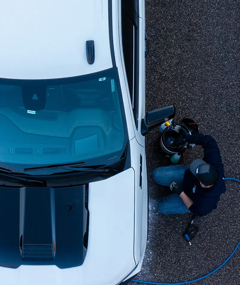 Preparing vehicle for ceramic coating